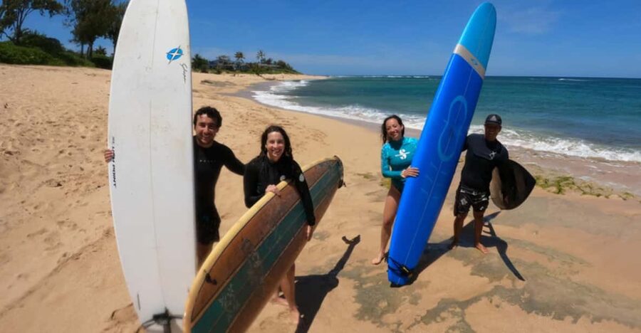 Oahu: Beginner Group Surf Lesson on North Shore - The value of $125 per person