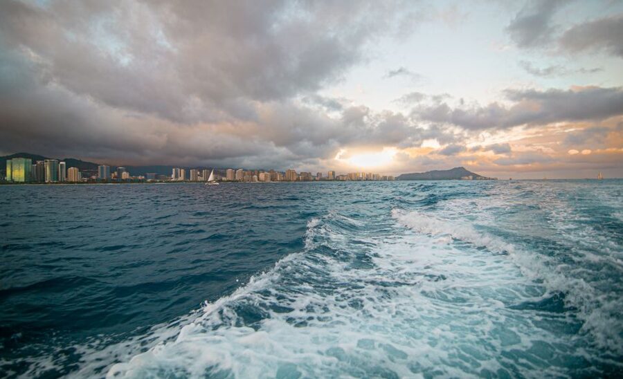 Oahu: BYOB or Cash Bar Waikiki Sunset Cruise - The crew and the social mood onboard