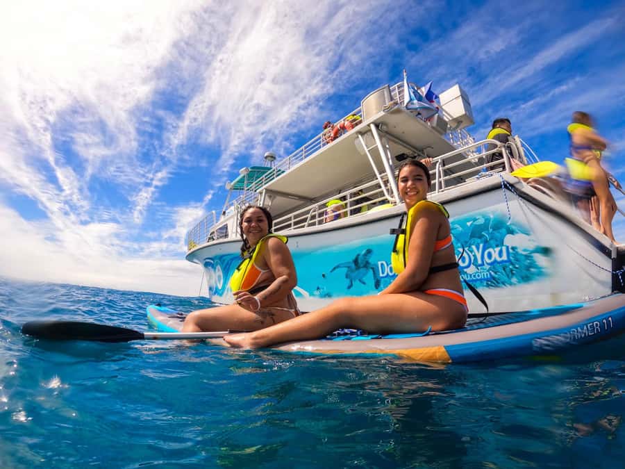 Oahu: Dolphin Watching & Turtle Snorkeling with Waterslide - Who should book this Oahu excursion?