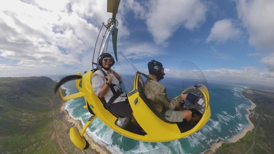 Oahu: Gyroplane Flight over North Shore of Oahu Hawaii - Who will enjoy this most