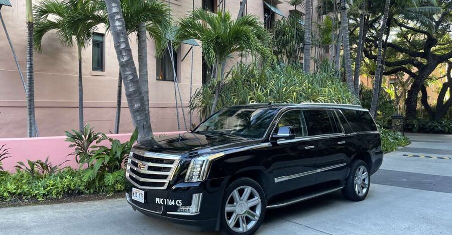 Oahu: Honolulu Airport Private by Escalade SUV - Leaving Honolulu Airport without the taxi queue