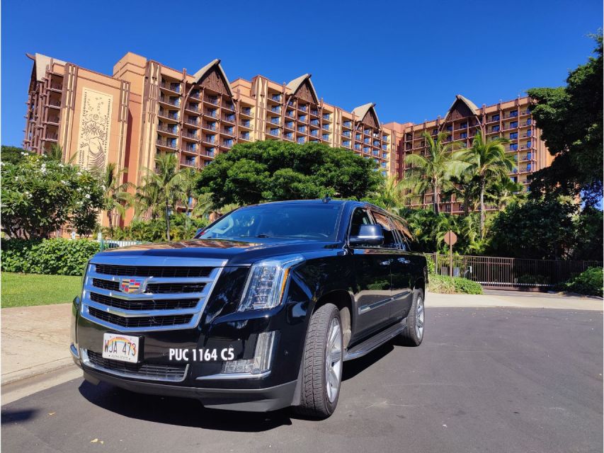 Oahu: Honolulu Airport Private by Escalade SUV - The Waikiki-to-airport departure