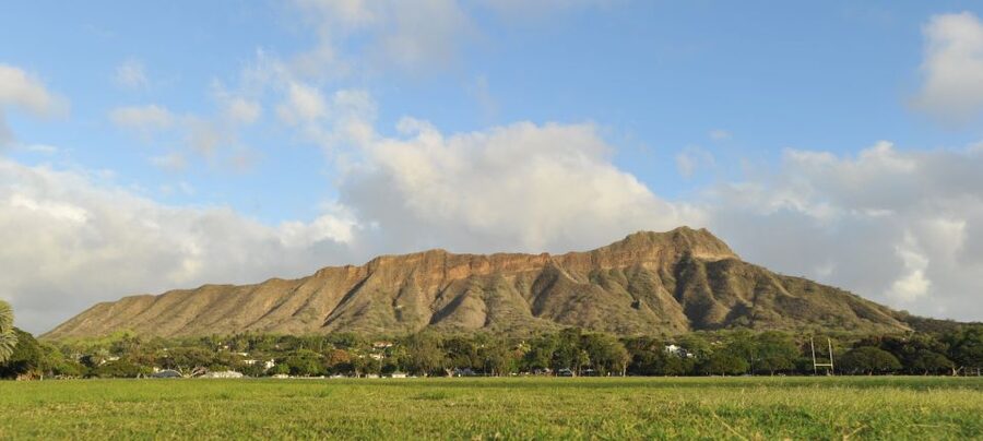 Oahu: Honolulu to (1st) Diamond Head Shuttle with Malasada - Arriving at Diamond Head trailhead
