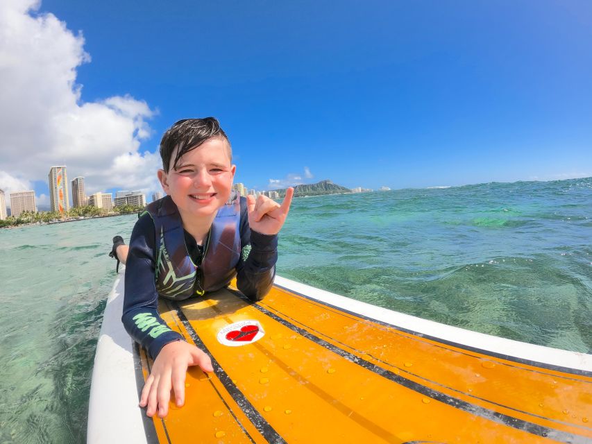 Oahu: Kids Surfing Lesson in Waikiki Beach (up to 12) - A Waikiki surf lesson made for young beginners