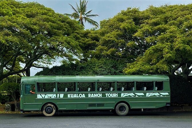 Oahu: Kualoa Ranch Movie Sites and Ranch Tour - Riding the vintage bus through the ranch