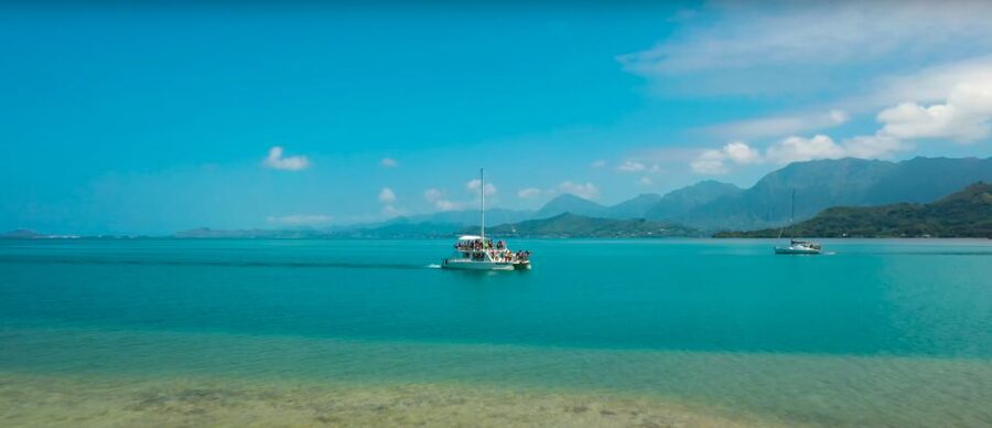 Oahu: Molii Fishpond and Kaneohe Bay Catamaran Tour - From Moliʻi Fishpond to Secret Island
