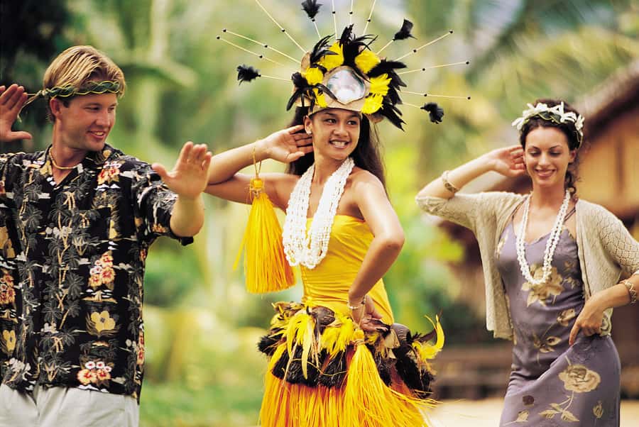 Oahu: Polynesian Cultural Center Island Villages Ticket - Tahiti: fishing, dancing, and spear throwing