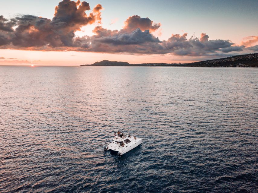 Oahu: Private Catamaran Sunset Cruise & Optional Snorkeling - A private boat makes the two hours feel personal