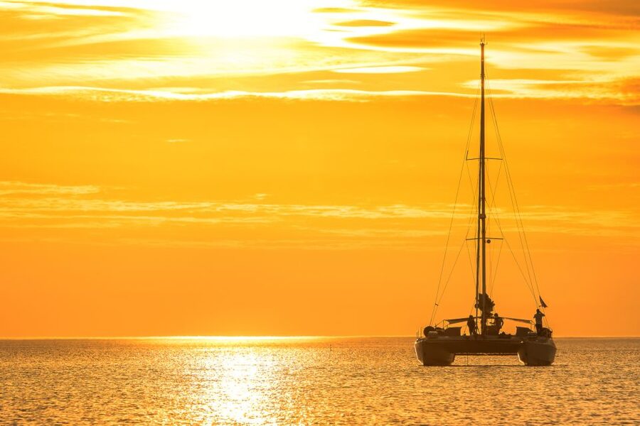 Oahu: Sunset Cruise of West Oahu with Drinks and Appetizers - Sunset views from the open deck