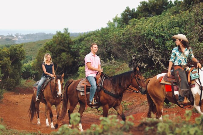 Oahu Sunset Horseback Ride - Riding into Gunstock Ranch on Oahu’s North Shore