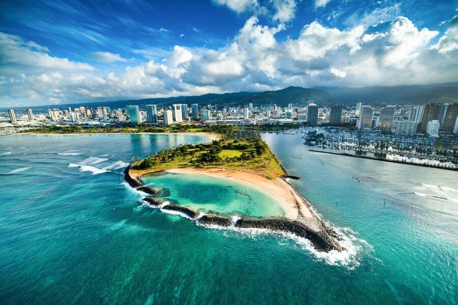Oahu: Waikiki 20-Minute Doors On / Doors Off Helicopter Tour - Honolulu from the air in only 20 minutes