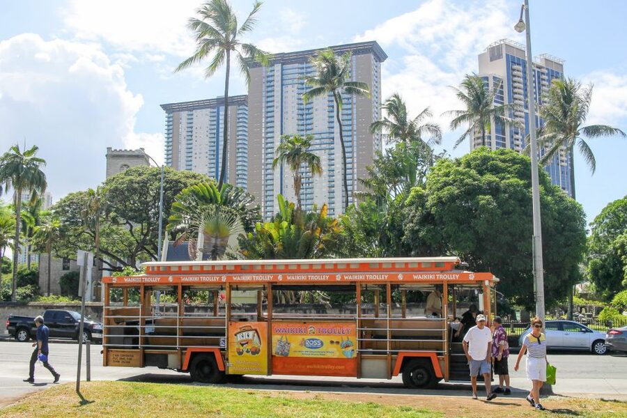 Oahu: Waikiki Trolley Hop-on Hop-off All-Line Pass - Pink Line: the most practical route for Waikiki and Ala Moana