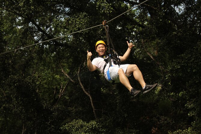Off-Road ATV & 3 Zipline Combo (Optional Waikiki Shuttle) - Three zipline runs with automatic braking