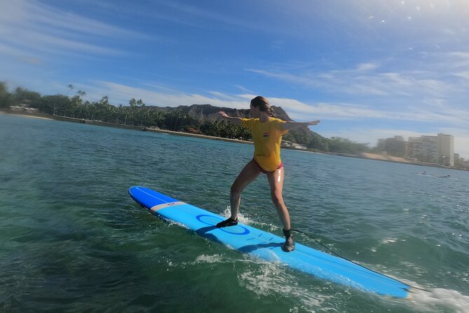 Open Group Surfing Lesson in Waikiki, Hawaii - How much surfing time should you expect?