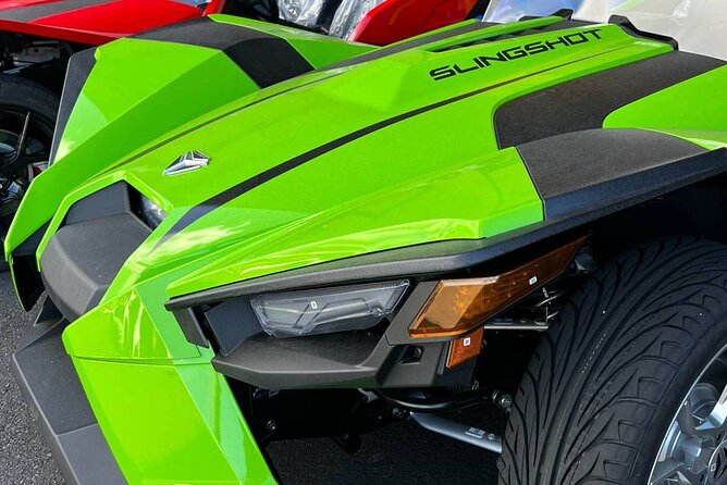 Polaris Sling Shot Rental - SL w/ Tech Package - Metalic Red - Key points to know before booking