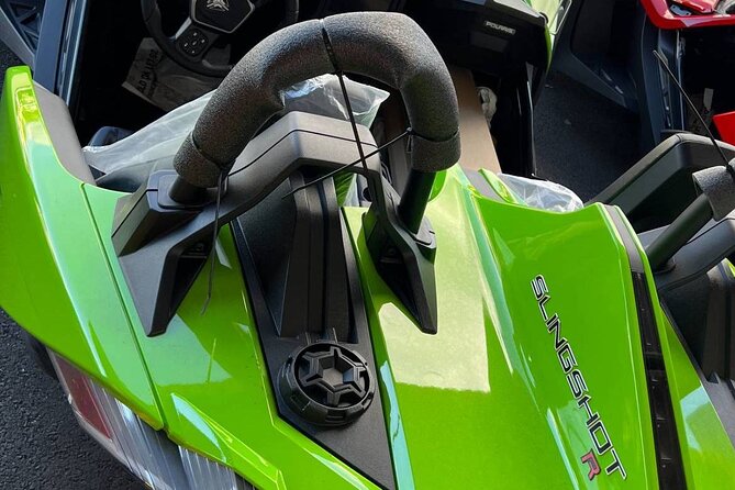 Polaris Sling Shot Rental - SL w/ Tech Package - Metalic Red - What the Honolulu day feels like