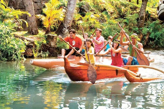 Polynesian Cultural Center: Gateway Buffet Package - Getting to Laie and starting at 12:15 pm