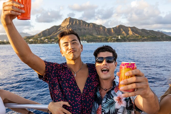 Premier Waikiki Sunset Party Cruise with Live DJ and Full Bar - The DJ, lights, and dance floor
