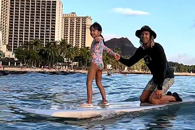 Private 1-on-1 Surf Lesson with Videos and Photos - Meeting at Duke Kahanamoku Lagoon