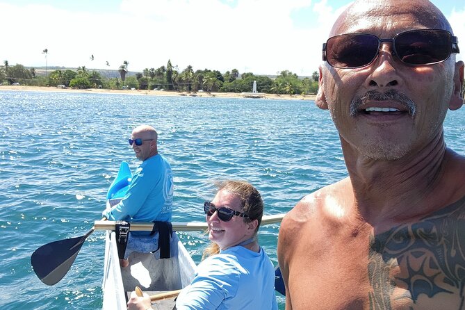 Private North Shore Hawaiian outrigger Canoe and turtle adventure - The guides make the experience work
