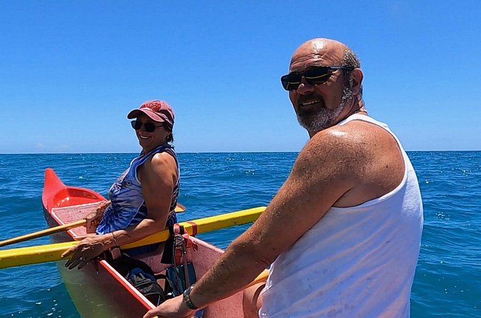 Private Outrigger Canoe Surfing Experience - The welcome after the water
