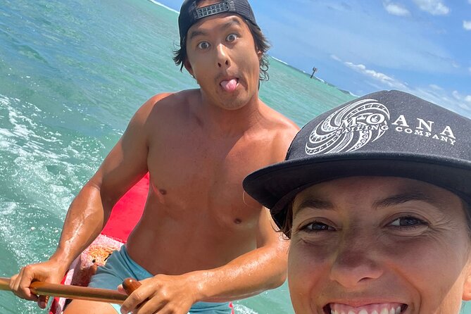 Private Outrigger Canoe Surfing Experience - Diamond Head views and sea turtles from the water