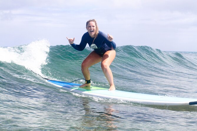 Private Surf Lesson for 3-5 People in North Shore Oahu - Chun’s Reef Beach and the move into the water