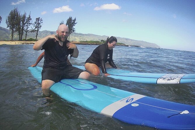 Private Surfing Lessons on the North Shore of Oahu - The North Shore setting, with one important condition