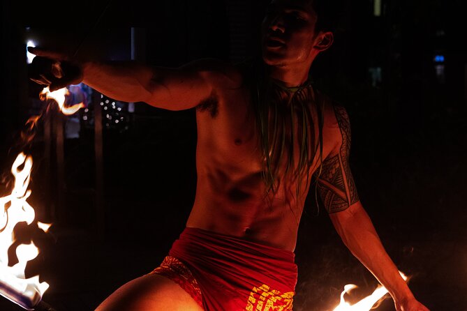 Queens Waikiki Luau with Dinner Buffet and Cultural Activities - Polynesian dancing and the fire knife finale