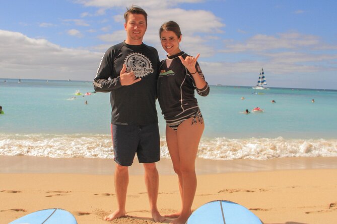 Semi-Private Surf Lesson for 2 or 3 people on Waikiki Beach - A practical look at the $139 price