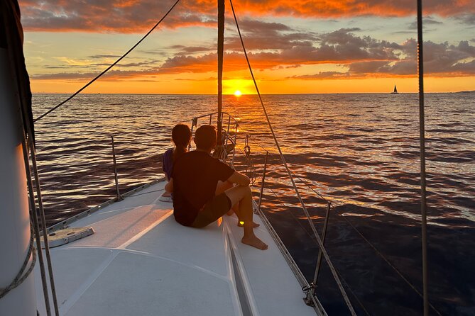 Small Group Waikiki Sunset Sailing Tour - Diamond Head from the Pacific