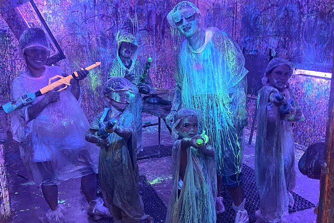 Splatter Art Paint Studio Experience in Hawaii - A Private Outing for Families and Friends