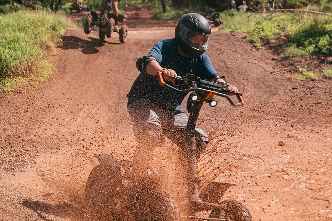 Stand Up ATV/Quad Jungle Trail Adventure - Getting ready at Coral Crater