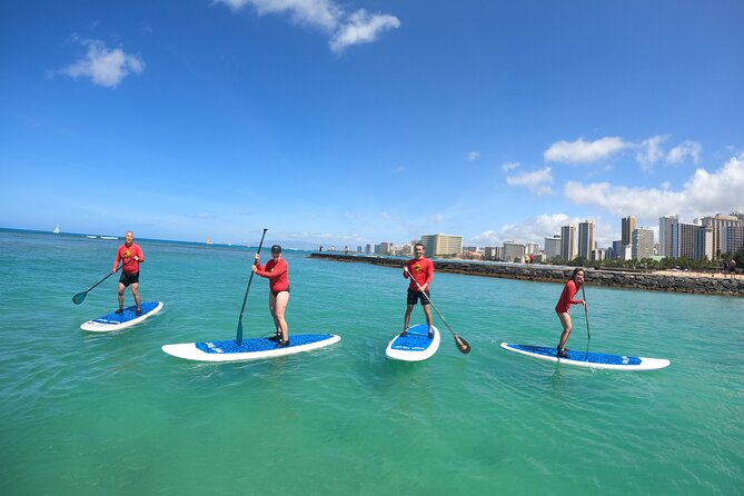 Stand Up Paddle Open Group Lesson with Waikiki Courtesy Shuttle - Carrying the Boards and Learning the Basics