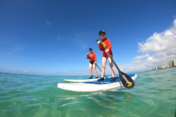 Stand Up Paddle Open Group Lesson with Waikiki Courtesy Shuttle - Paddling Near Waikiki, Away From the Busiest Beach Areas