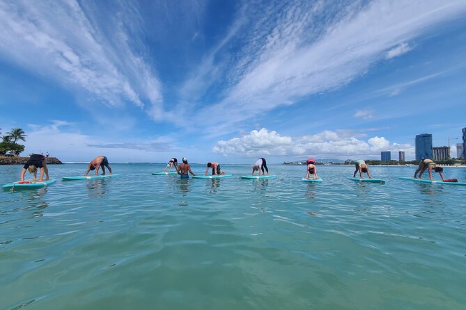 Stand-Up Paddle Yoga - Private instruction can be a real advantage
