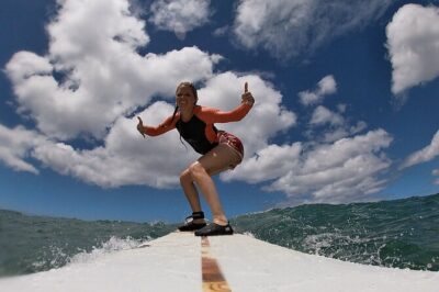Surf Lesson Without the Crowds Including GoPRO Videos