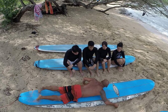 Surf Lessons on the North Shore Great for Families and all Ages - Equipment that keeps your first session simple