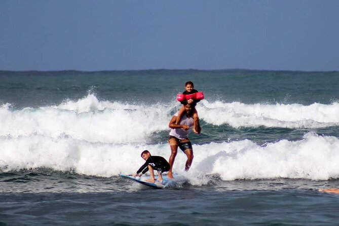Surf Lessons on the North Shore Great for Families and all Ages - Small groups, private lessons, and family fit