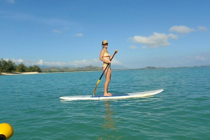 Surf or Kayak or Standup Paddle board in Lanikai, Kailua, Oahu - The route from Mokulua Islands to Lanikai