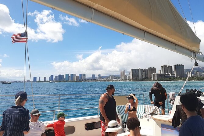 Waikiki 3pm Tradewind Sail - Open Bar Included - Wildlife: whales, turtles, and dolphins