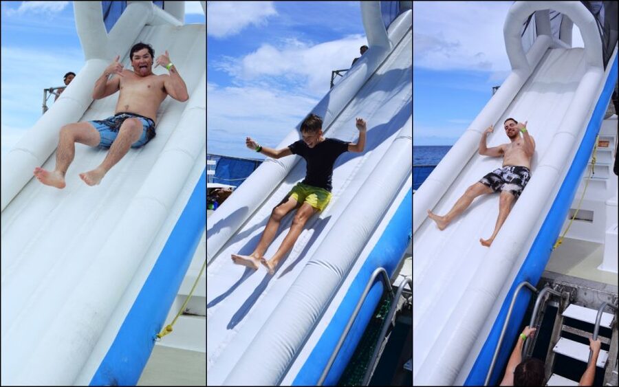 Waikiki: 5-in-1 Turtle Snorkeling Trip with Shuttle Option - Taking a break on the double-decker catamaran