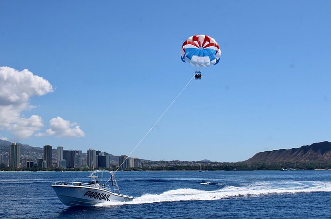 Waikiki and Diamond Head Parasailing Experience - Check-in, transport, and timing details