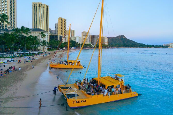 Waikiki Beach Sunset Sail - Boarding from Waikiki Beach at 5:30 pm