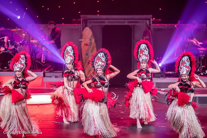 Waikiki Luau Buffet with Optional Rock-A-Hula Show Ticket - Rock-A-Hula: 80 minutes of music and movement
