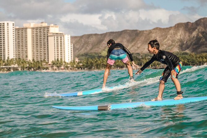 Waikiki Private Group Surf Lesson - Starting at Stoke Drift in Ocean Patio B