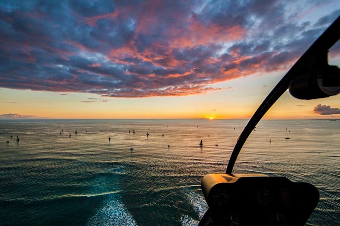 Waikiki Sunset - 50 Min Helicopter Tour - Doors Off or On - Starting at Rainbow Helicopters near Honolulu Airport