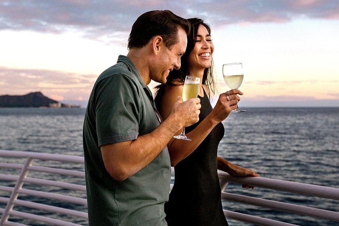 Waikiki Sunset Cocktail Cruise aboard the Majestic by Atlantis - Sunset views, Waikiki lights, and Friday fireworks
