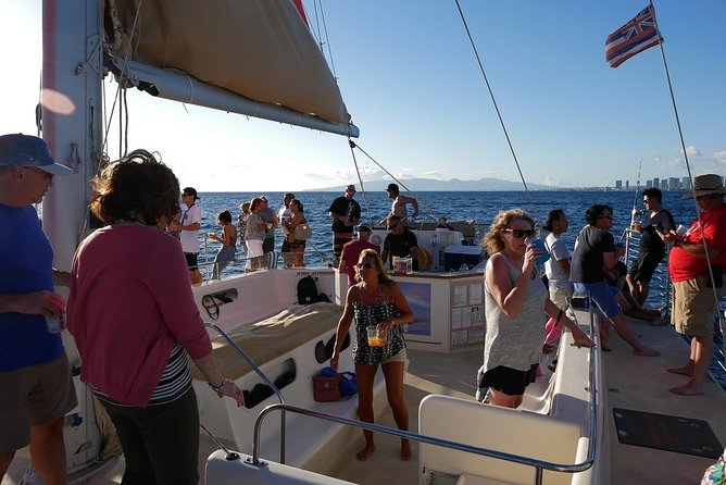 Waikiki Sunset Cocktail Sail with Open Bar - Wind, waves, and motion sickness