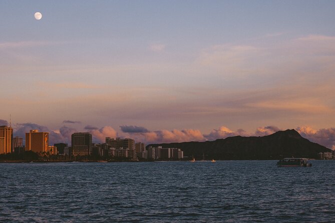 Waikiki Sunset Cruise Catamaran Boat Tour on Oahu - Waikiki and Diamond Head from the water